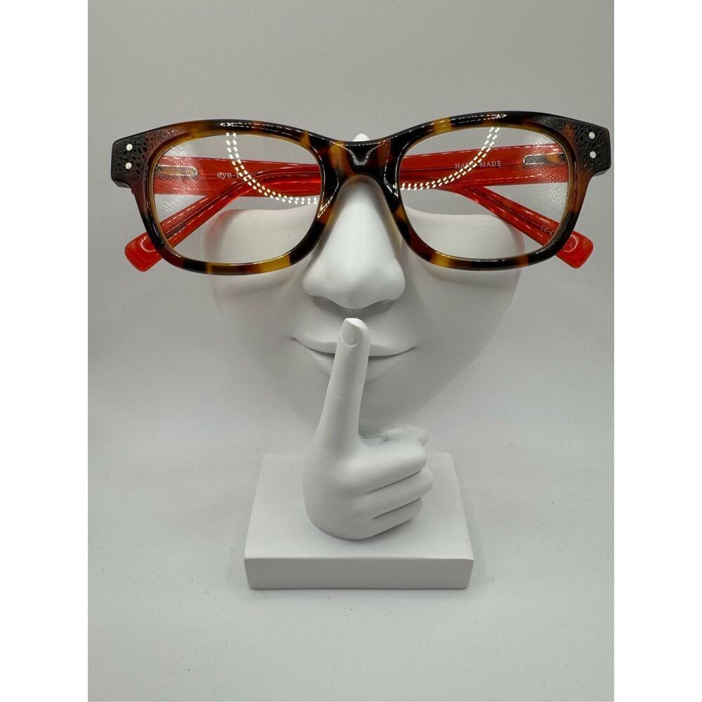 eyebobs Fizz Ed eyeglass frames brown tortoiseshell and clear red new without ca